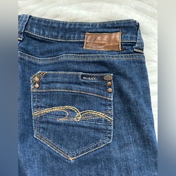 MAVI Alma Long Denim Shorts (Capri) - Picture 3 of 6